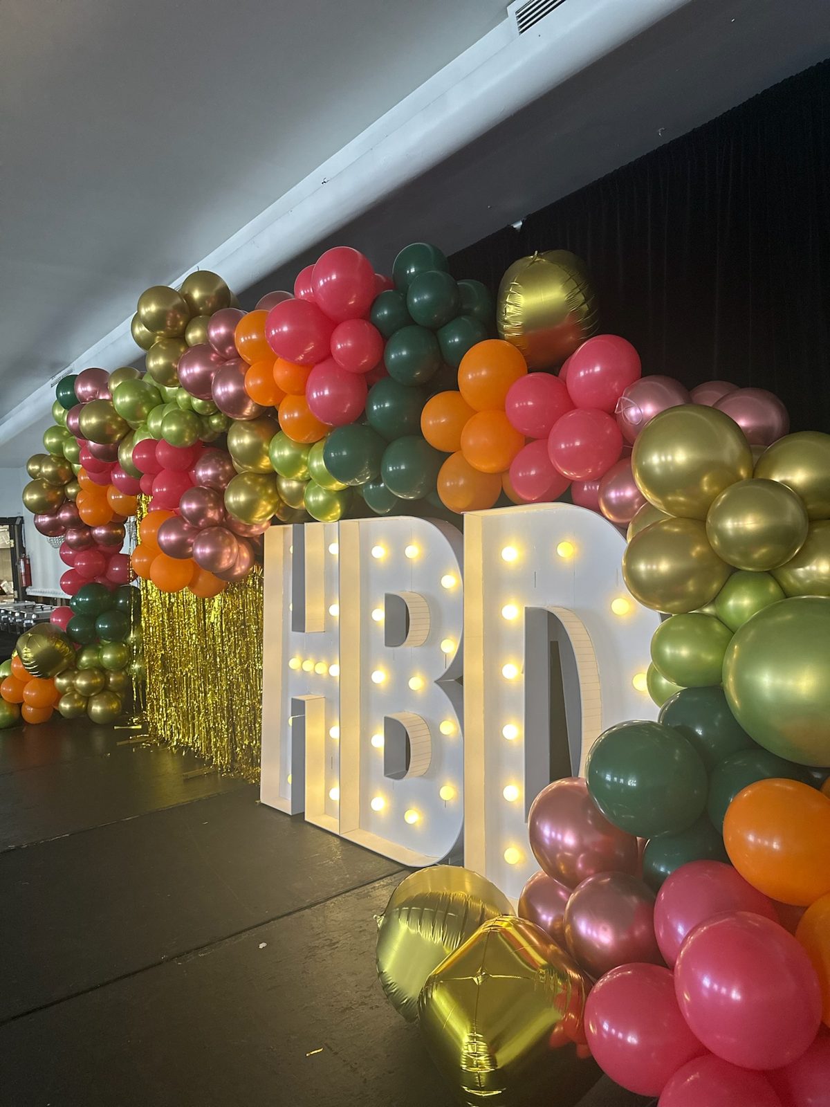Table décorée pour événement
